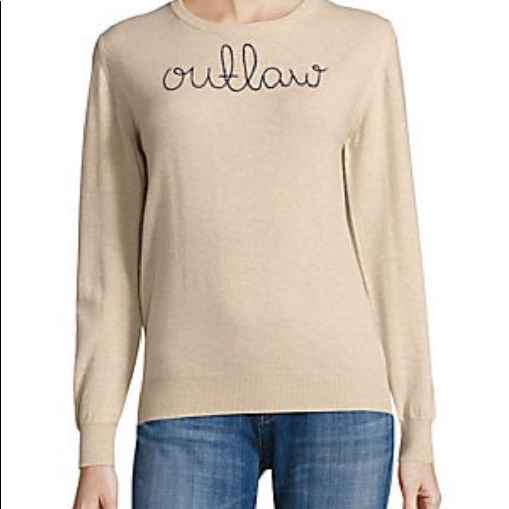 Lingua Franca ‘outlaw’ sweater